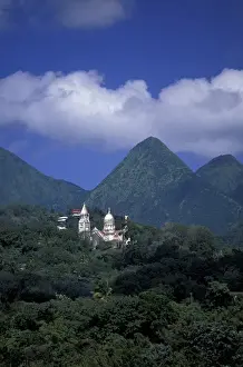 Images Dated 14th January 2004: Caribbean, French West Indies, Martinique; Route de la Trace Sacre Coeur de Balata