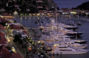 Caribbean, French West Indies, St. Barthelemy (St. Barts), Gustavia. Harbor view