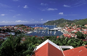 Caribbean, French West Indies, St. Barthelemy (St. Barts), Gustavia. Harbor view