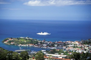 David Herbig Prints: Caribbean, Grenada. Harbor view