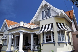 Porch Prints: Caribbean, Grenada. Local architecture