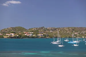 South Coast Prints: Caribbean, GRENADA, South Coast, Lance aux Epines Yacht Marina, Prickly Bay