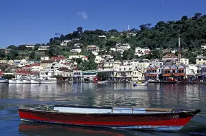 Images Dated 2003 November: CARIBBEAN, Grenada, St. Georges Boat anchored in harbor