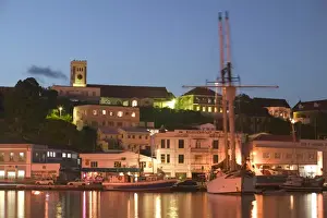Carenage Prints: Caribbean, GRENADA, St, Georges Evening View along the Carenage of St. George s