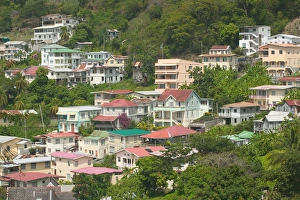 Images Dated 21st December 2005: Caribbean, GRENADA, St. Georges Hillside Houses