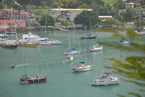 Images Dated 21st December 2005: Caribbean, GRENADA, St. Georges Yacht Marina on The Lagoon, St