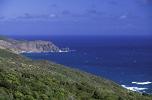British Territory Prints: Caribbean, Montserrat, British Territory. Marguerita Bay