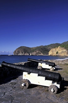 Artillery Prints: Caribbean, Montserrat, Carrs Bay. Old Island Fort