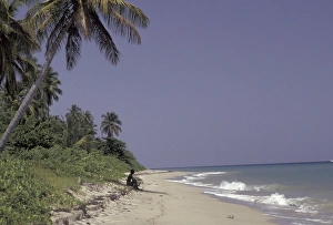 Robin Hill Prints: Caribbean, Nevis View of Pinney Beach