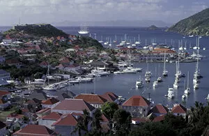 Images Dated 6th November 2003: CARIBBEAN, Saint Barts Gustavia Harbor