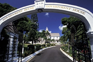 Caribbean, St. Lucia, Castries. Government house