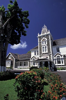 Caribbean, St. Lucia, Castries. Government house