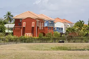 Tobago Prints: Caribbean - Tobago - Housing near Bon Accord Estate