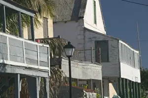 Images Dated 10th May 2011: Caribbean, TURKS & CAICOS-Grand Turk Island-Cockburn Town: Town Buildings / Front