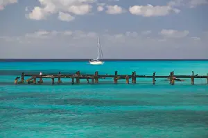 Caribbean, TURKS & CAICOS-Grand Turk Island-Waterloo: Town Commercial Port / Yacht