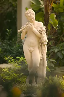 Caribbean, TURKS & CAICOS-Providenciales Island-Grace Bay: Statue- French