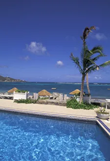 Caribbean, US Virgin Islands, St. Croix. Divi Carina Bay Resort, swimming pool