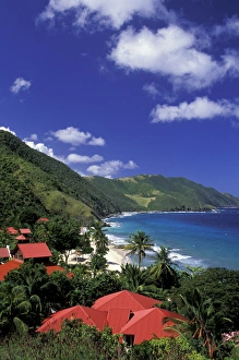 Caribbean, US Virgin Islands, St. Croix, Cane Bay. Carambola Beach Resort, resort