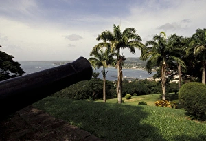 Tobago Prints: Caribbean, West Indies, Trinidad and Tobago, Tobago, Scarborough. Fort King George