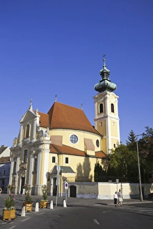 Transdanubia Prints: Carmelite church in Gyor, Hungary