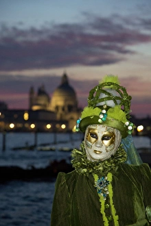 Images Dated 4th February 2013: Carnival Venice Italy Masked Costumes
