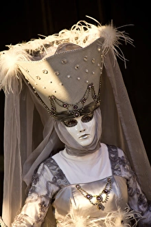 Images Dated 10th February 2013: Carnival Venice Italy Masked Costumes