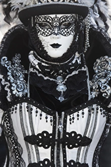 Images Dated 9th February 2013: Carnival Venice Italy Masked Costumes