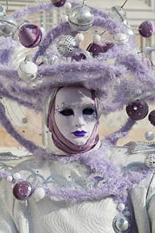 Images Dated 10th February 2013: Carnival Venice Italy Masked Costumes