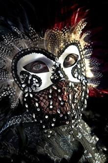 Images Dated 4th February 2013: Carnival Venice Italy Masked Costumes