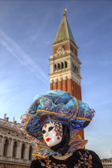 Images Dated 4th February 2013: Carnival Venice Italy Masked Costumes