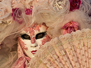 Images Dated 10th February 2013: Carnival Venice Italy Masked Costumes
