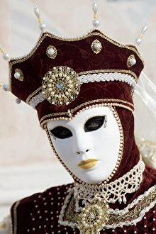 Images Dated 10th February 2013: Carnival Venice Italy Masked Costumes