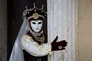Images Dated 7th February 2013: Carnival Venice Italy Masked Costumes
