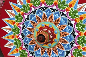 Images Dated 1st February 2010: Carretas are elaborately painted oxcarts in the city of Sarchi Norte, Cosat Rica