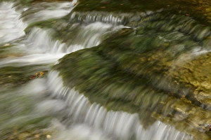 Michigan Prints: Cascade below Au Train waterfall, Upper Peninsula of Michigan
