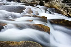 Briskly Prints: The cascades at Lower Falls on the Ammonoosuc River in New Hampshires White
