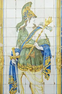 Helmet Prints: Cascais, Portugal. Store front tile signs from the 1800 s