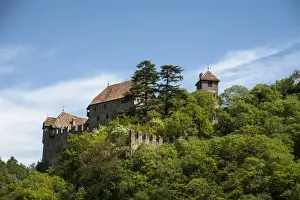 Northern Italy Prints: Castel Runkelstein sitting atop a hill in northern Italy