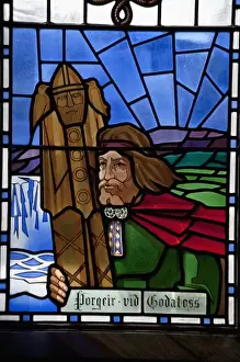 Casting pagan idols in Godafoss Falls and proclaiming of Christianity as the national