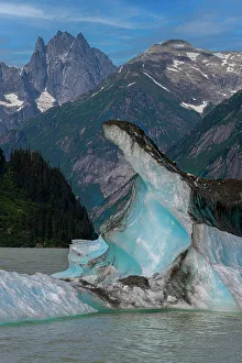 Betty Sederquist Prints: Castle Mountain juts high above Shakes Lake