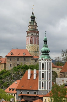 castle and St. Vit church, Czech Republic, Ceske Krumlov, World Heritage Site