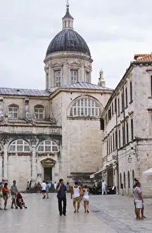 Town Square Prints: The cathedral of the Assumption of Our Lady Uznesenja Marijina on the Luza Lodge