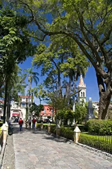 Cathedral grounds at Cuernavaca in the State of Morelos, Mexico