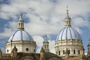 Cathedral of Immaculate Conception, built 1885, Cuenca, Ecuador, South America