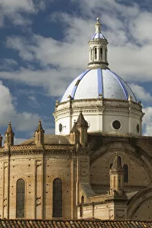 Images Dated 13th April 2007: Cathedral of Immaculate Conception, built 1885, Cuenca, Ecuador, South America
