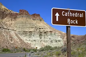 Images Dated 17th July 2010: Cathedral Rock at the John Day Fossil Beds National Monument in Eastern Oregon, USA