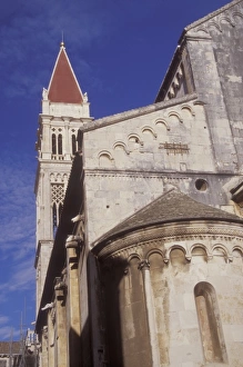 Belfry Prints: The Cathedral of Saint Lovro is the main church in Trogir, an ancient settlement