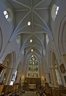Images Dated 20th May 2007: Down Cathedral, St. Patrick, Northern Ireland, stained glass, religion, church, window