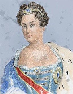 One Person Prints: Catherine I (Martha Skavronskaa) (Jakobstadt, Courland, 1684, St. Petersburg, 1727)