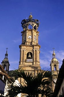 Puerto Vallarta Prints: Catholic cathedral, Puerto Vallarta, Mexico